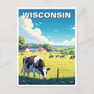 Cartão Postal Viagem de Wisconsin