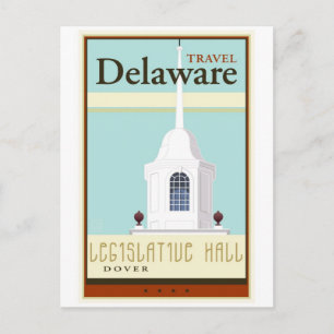 Cartão Postal Viagem Delaware