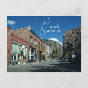 Cartão Postal Viagem do Creede Colorado Histórico