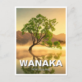Cartão Postal Viagem do Lago Wanaka Tree Nova Zelândia