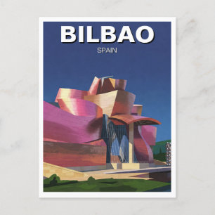 Cartão Postal Viagem do Museu Bilbao Guggenheim