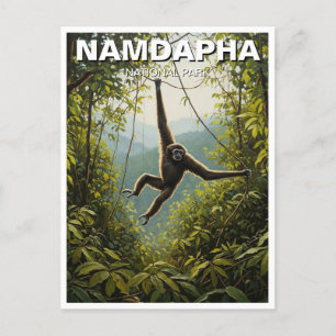 Cartão Postal Viagem do Parque Nacional da Namdapha