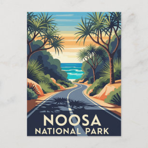 Cartão Postal Viagem do Parque Nacional Noosa Austrália
