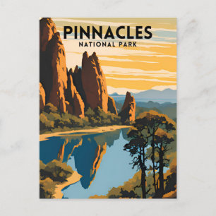 Cartão Postal Viagem do Parque Nacional Pinnacle