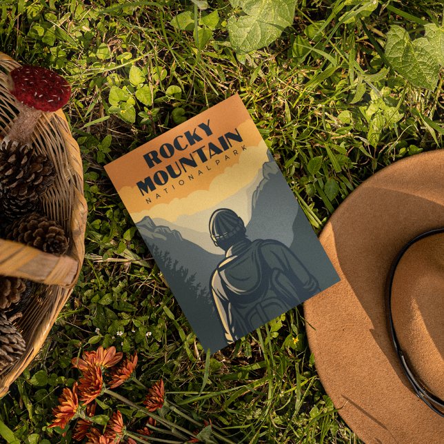 Cartão Postal Viagem do Parque Nacional Rocky Mountain (Criador carregado)