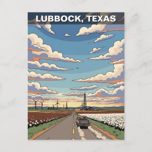 Cartão Postal Viagem do Texas Lubbock