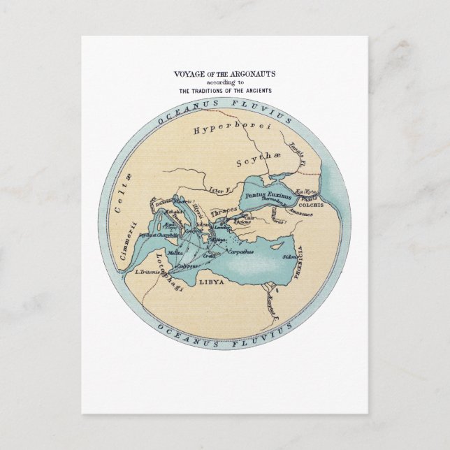 CARTÃO POSTAL VIAGEM DOS ARGONAUTS (Frente)