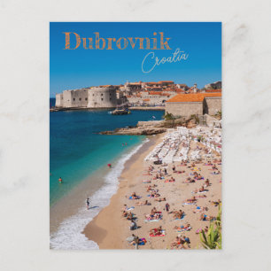 Cartão Postal Viagem Dubrovnik Croácia