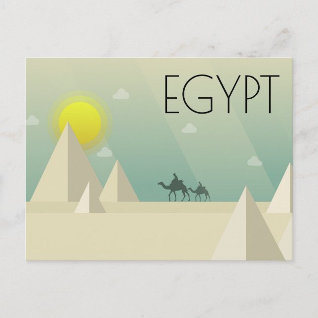 CARTÃO POSTAL VIAGEM EGYPT (Frente)