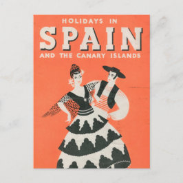 Cartão postal Viagem espanhol Vintage