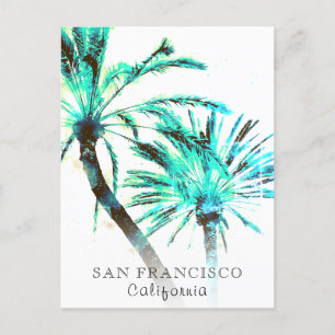 Cartão Postal *~* Viagem Exótico AP25 Personalizar Palm Abstrat