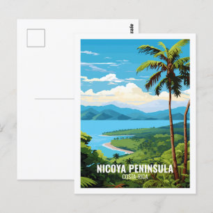 Cartão Postal Viagem Familiar Costa Rica da Península de Nicoya