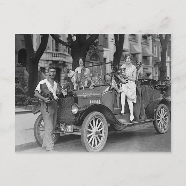 Cartão Postal Viagem fotógrafo, 1927 (Frente)