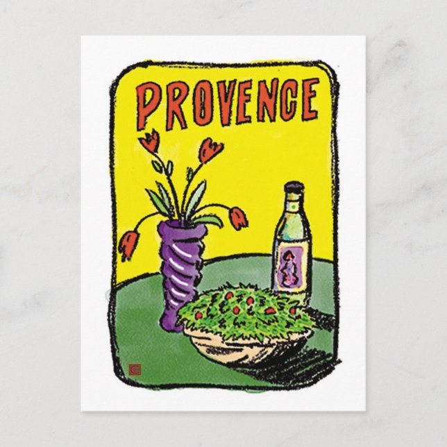 Cartão Postal VIAGEM-França-Provença- (Frente)