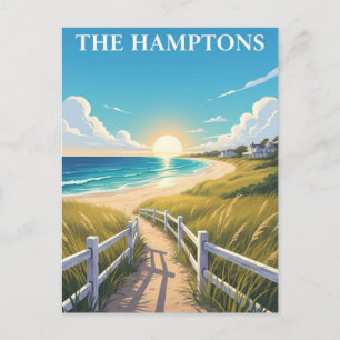 Cartão Postal Viagem Hamptons New York
