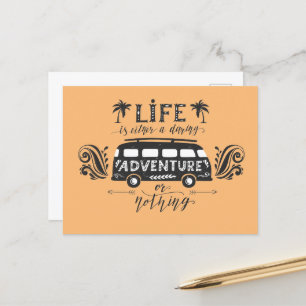 Cartão Postal Viagem inspiracional