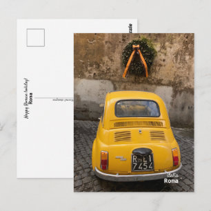 Cartão Postal Viagem   Itália - Roma, Alegria de Férias