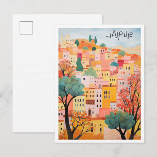 Cartão Postal Viagem Jaipur Índia