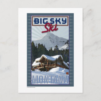 Cartão Postal VIAGEM Montana-Big Sky-
