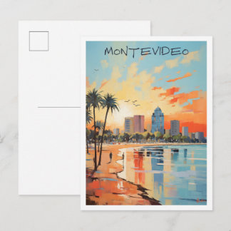 Cartão Postal Viagem Montevidéu Uruguai