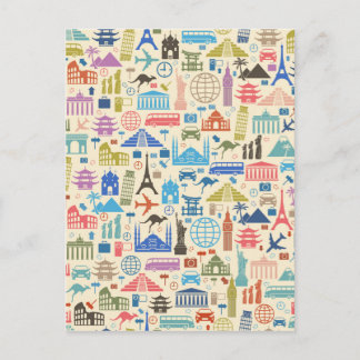 Cartão Postal viagem mundial