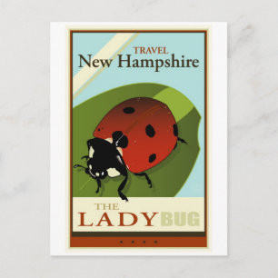 Cartão Postal Viagem New Hampshire