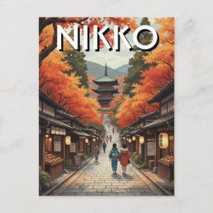 Cartão Postal Viagem Nikko Japão