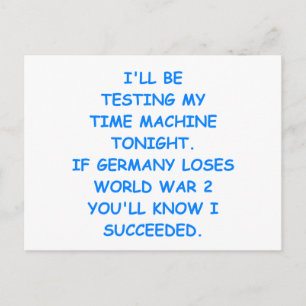 Cartão Postal viagem no tempo