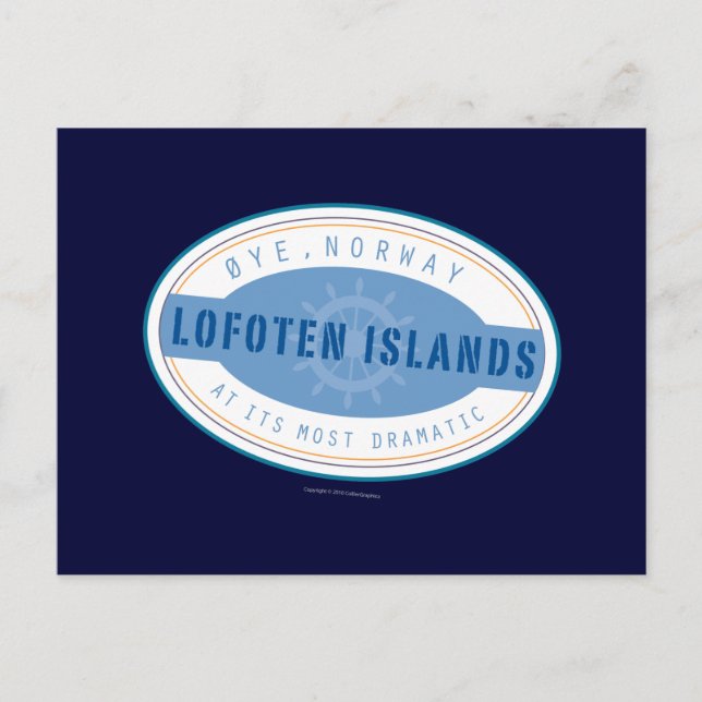 Cartão Postal VIAGEM-Noruega- (Frente)