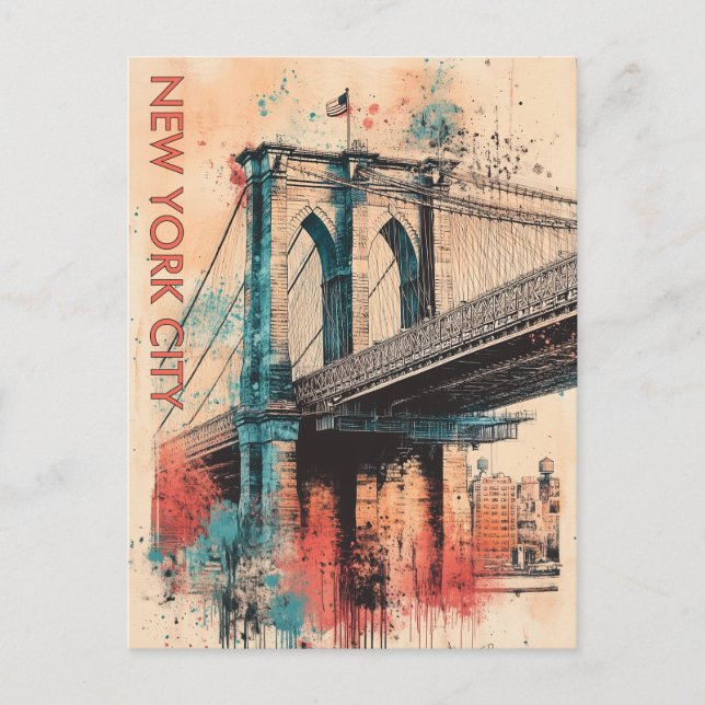 CARTÃO POSTAL VIAGEM NOVA IORQUE USA (Frente)