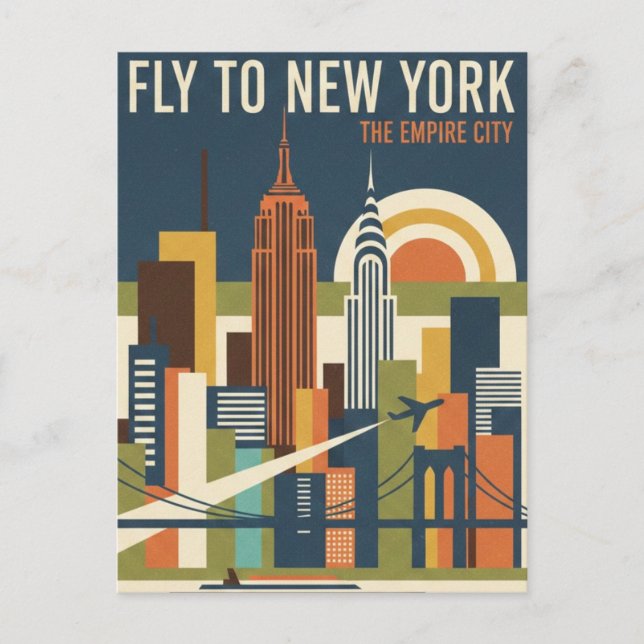 Cartão Postal Viagem Nova York (Frente)
