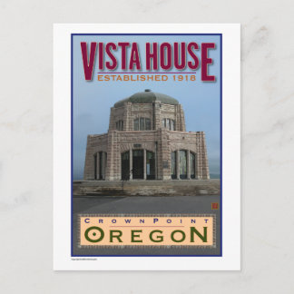 Cartão Postal VIAGEM-Oregon-Vista House-
