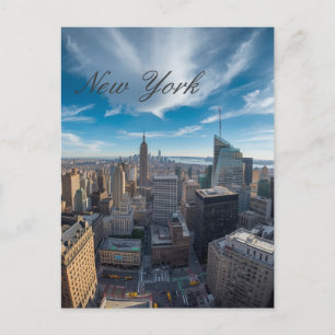 Cartão Postal Viagem Panorâmica pela Cidade de Nova York 