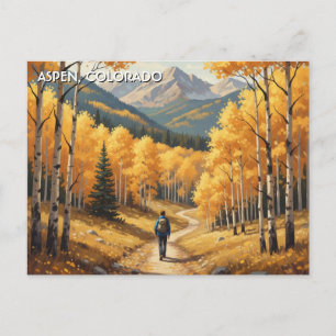 Cartão Postal Viagem para Aspen Colorado