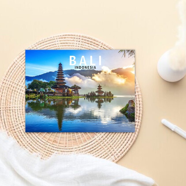 Cartão postal Viagem para Bali Indonésia (Criador carregado)