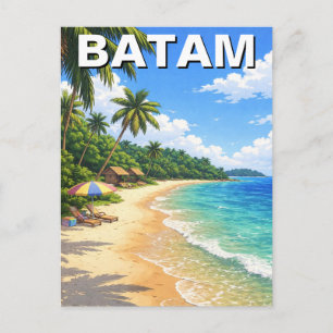 Cartão Postal Viagem para Batam Indonésia