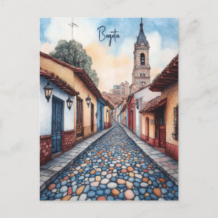 Cartão Postal Viagem para Bogota Columbia