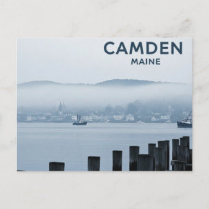 Cartão Postal Viagem para Camden Maine