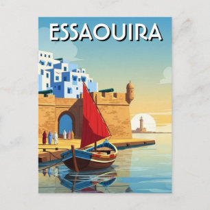 Cartão Postal Viagem para Essaouira Marrocos