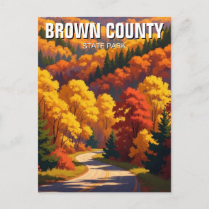 Cartão Postal Viagem para Indiana Brown County State Park