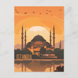 Cartão Postal Viagem para Istambul