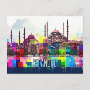 Cartão Postal Viagem para Istambul