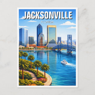 Cartão Postal Viagem para Jacksonville Flórida