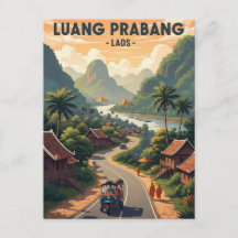 Viagem para Luang Prabang no Laos