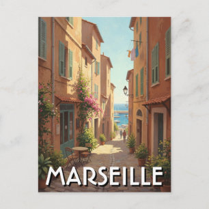 Cartão Postal Viagem para Marselha França