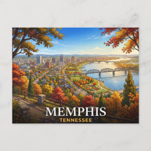 Cartão Postal Viagem para Memphis Tennessee