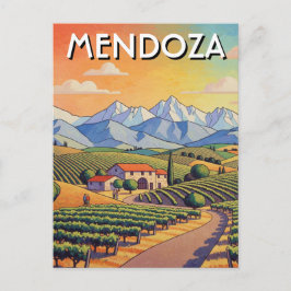 Cartão Postal Viagem para Mendoza Argentina