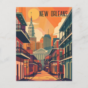 Cartão Postal Viagem para Nova Orleans