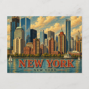 Cartão Postal Viagem para Nova York