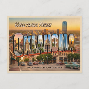 Cartão Postal Viagem para Oklahoma City